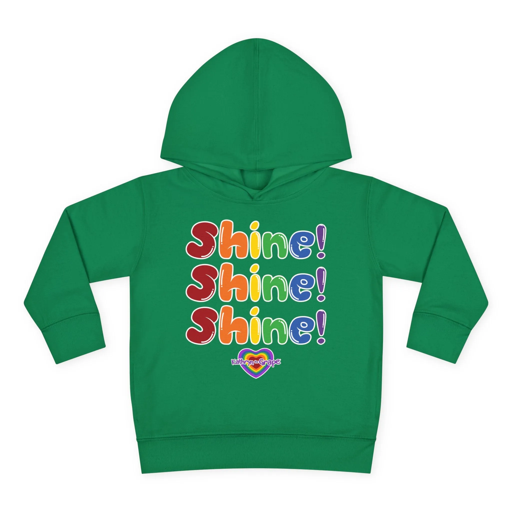 Kathryn the Grape Shine Shine Shine Toddler Pullover Fleece Hoodie