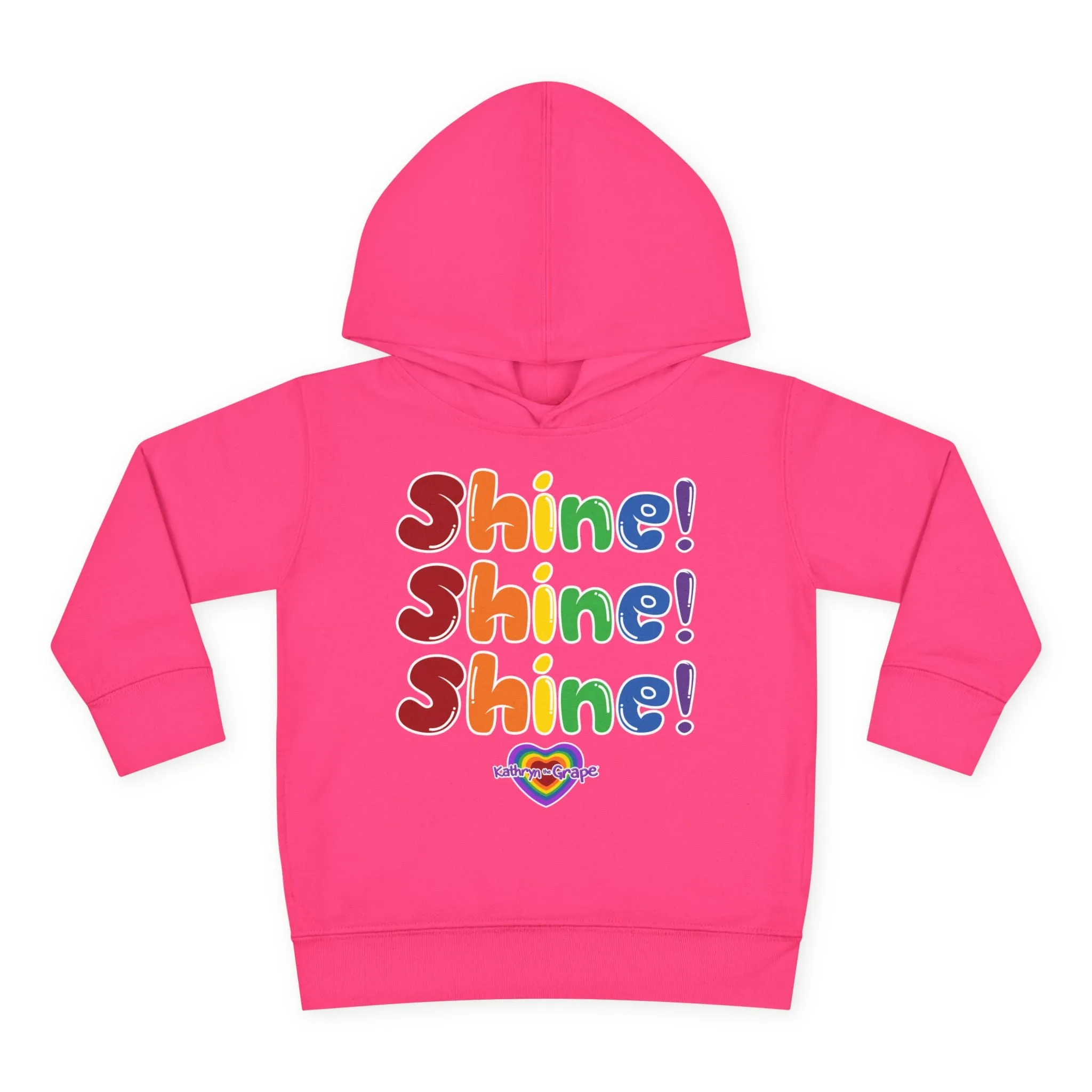Kathryn the Grape Shine Shine Shine Toddler Pullover Fleece Hoodie