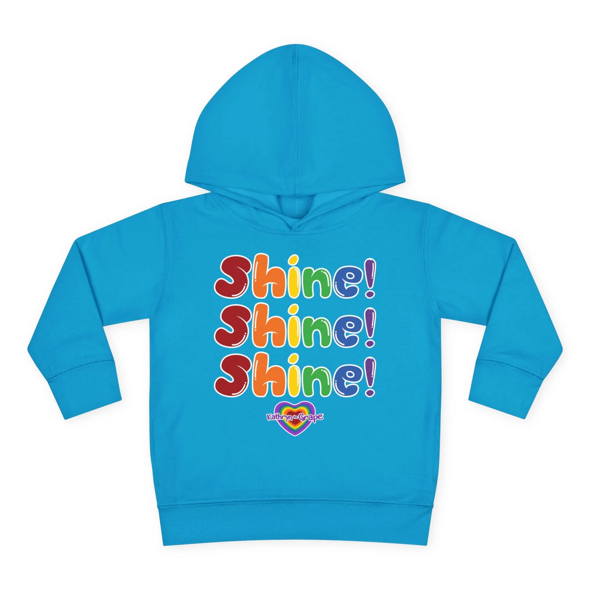 Kathryn the Grape Shine Shine Shine Toddler Pullover Fleece Hoodie