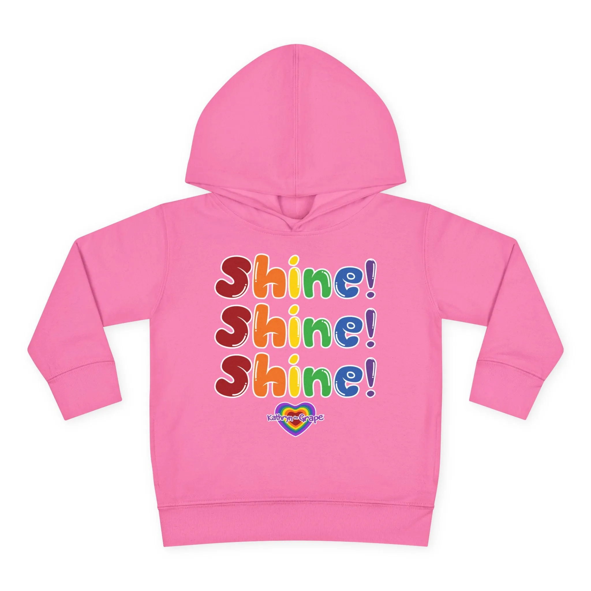 Kathryn the Grape Shine Shine Shine Toddler Pullover Fleece Hoodie
