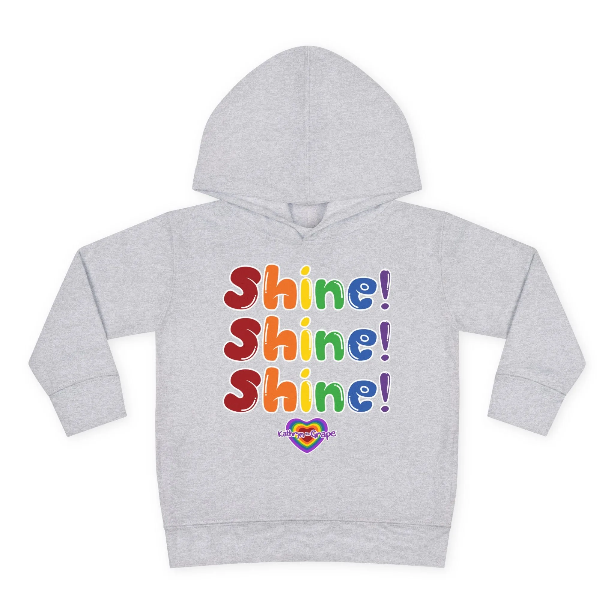 Kathryn the Grape Shine Shine Shine Toddler Pullover Fleece Hoodie