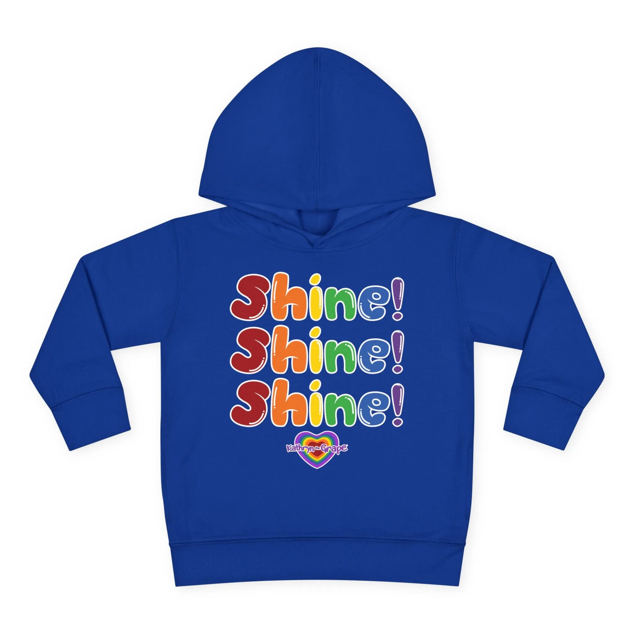 Kathryn the Grape Shine Shine Shine Toddler Pullover Fleece Hoodie