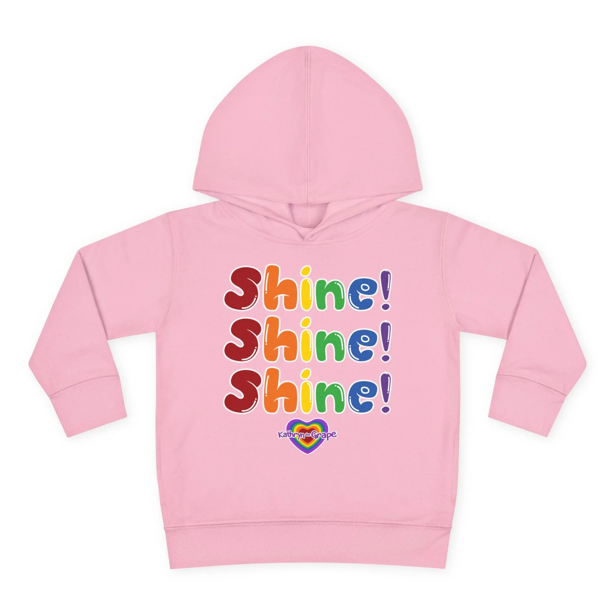 Kathryn the Grape Shine Shine Shine Toddler Pullover Fleece Hoodie