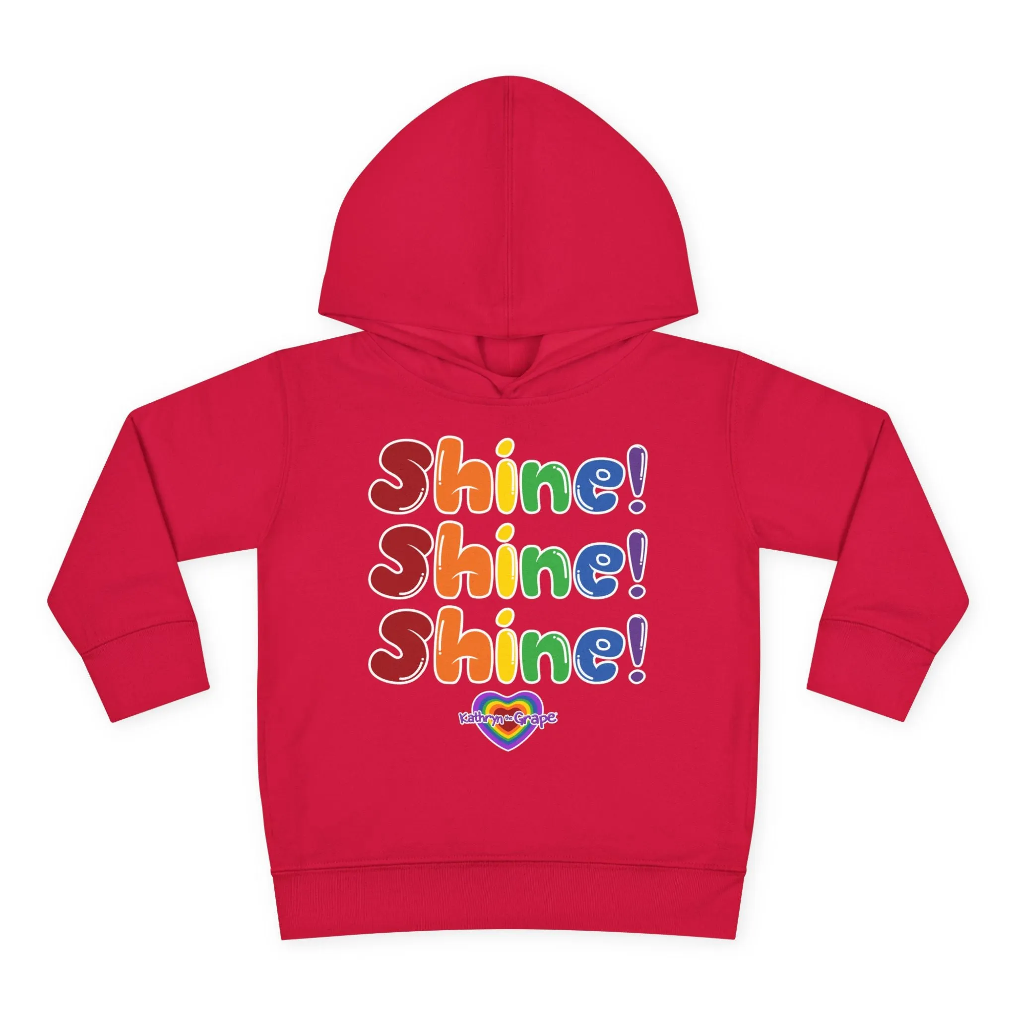 Kathryn the Grape Shine Shine Shine Toddler Pullover Fleece Hoodie