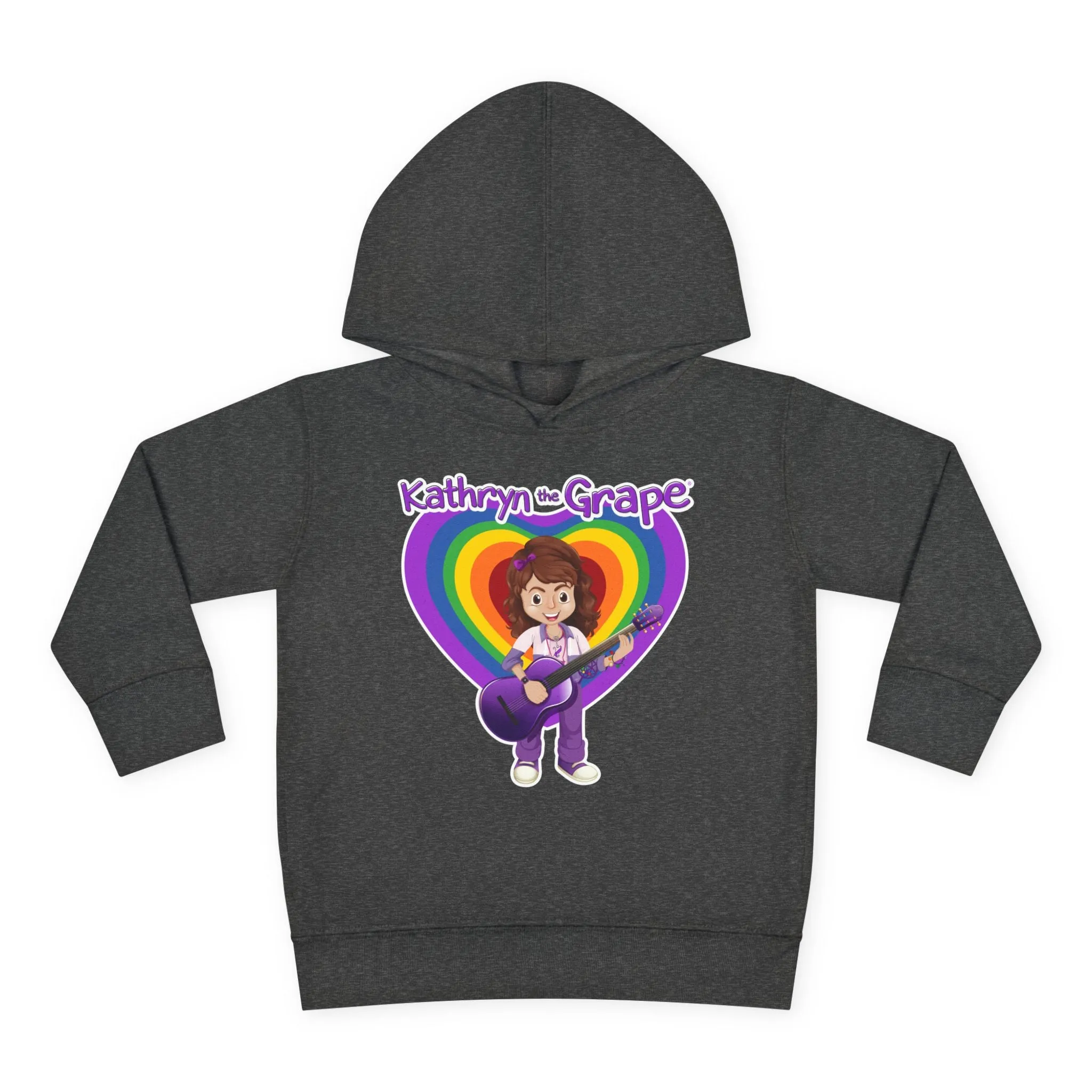 Kathryn the Grape with Guitar Toddler Pullover Fleece Hoodie