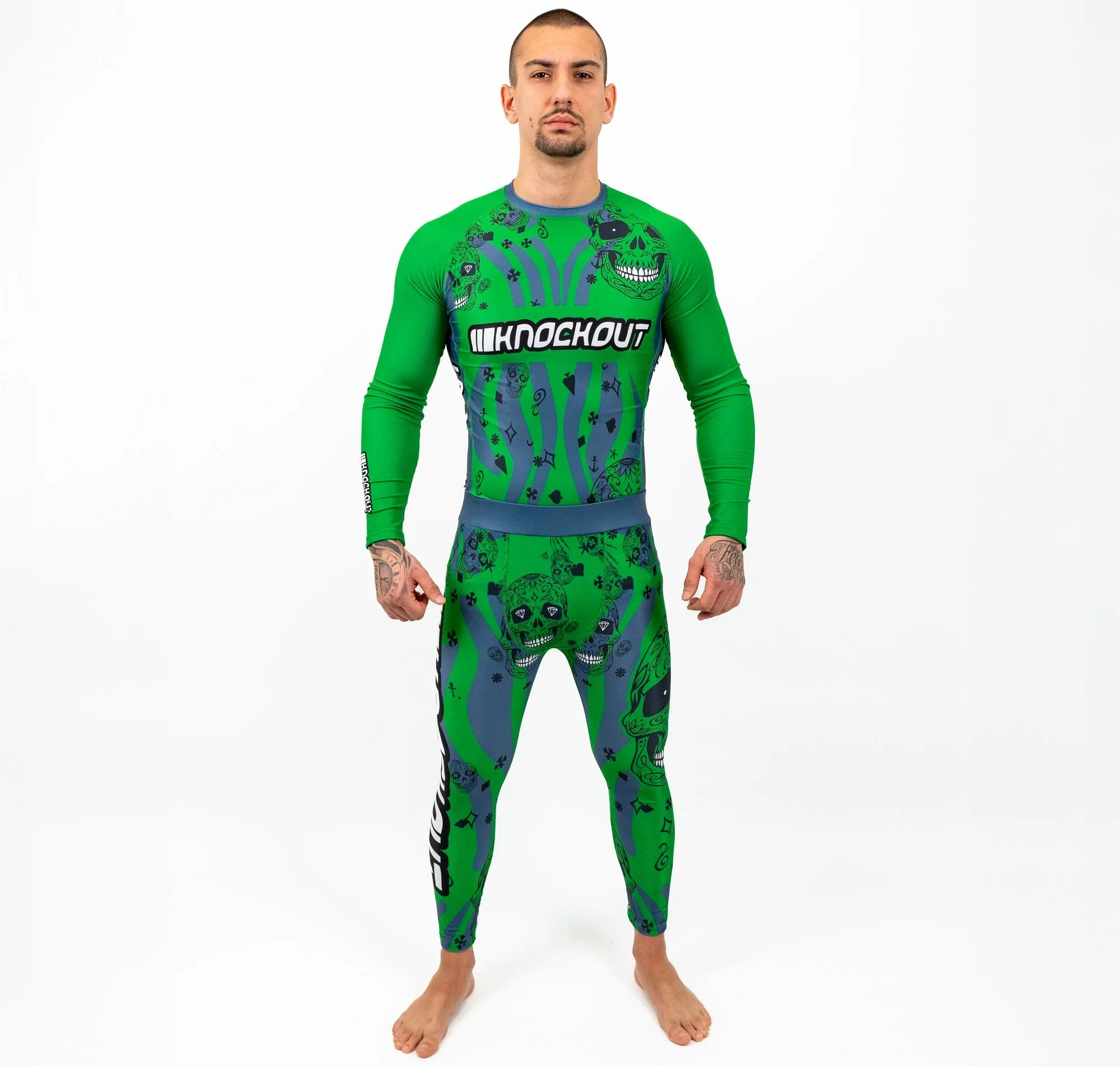 Knockout Skull Compression Pants