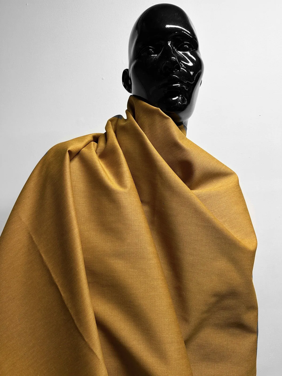 Marigold Coated Cotton Twill