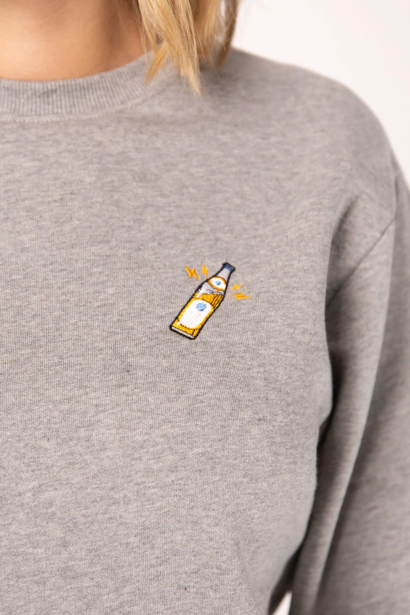 Mate | Bestickter Bio-Baumwoll Frauen Pullover