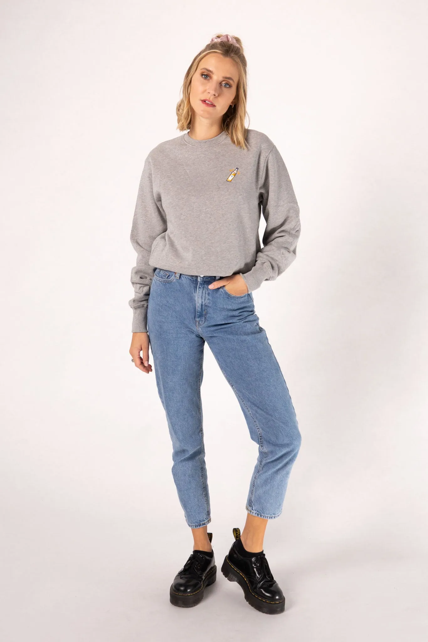 Mate | Bestickter Bio-Baumwoll Frauen Pullover