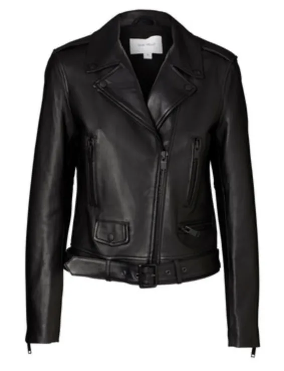 New Yorker Biker Jacket - Black/Black