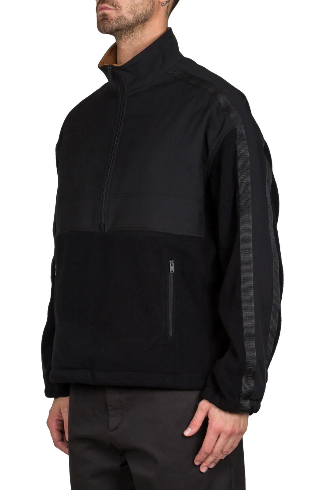 Nylon And Polar Fleece Pullover