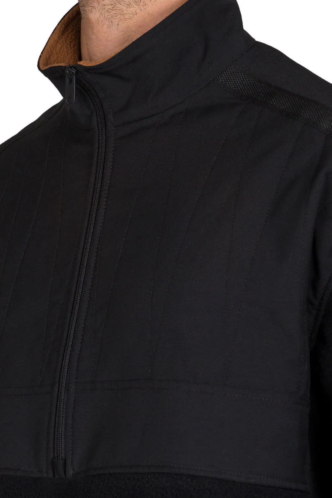 Nylon And Polar Fleece Pullover