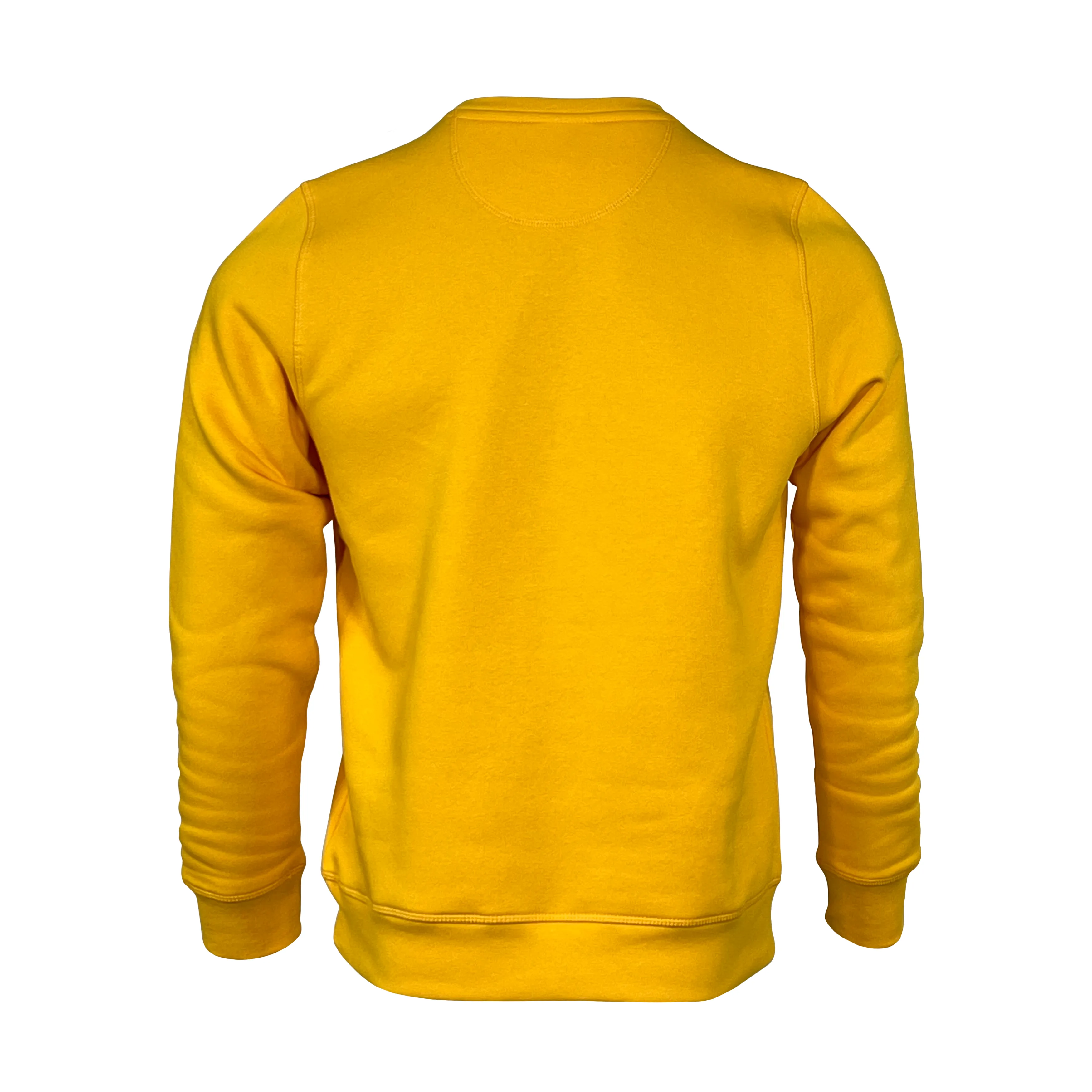 Omnitau Adult's Team Sports Crew Neck Cotton Sweatshirt - Yellow