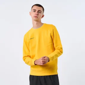 Omnitau Adult's Team Sports Crew Neck Cotton Sweatshirt - Yellow