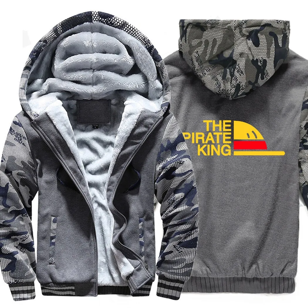 One Piece Japanese Anime Clothes sweatshirt fashion Brand tracksuits wool liner winter 2019 thicken black white gray jackets Men