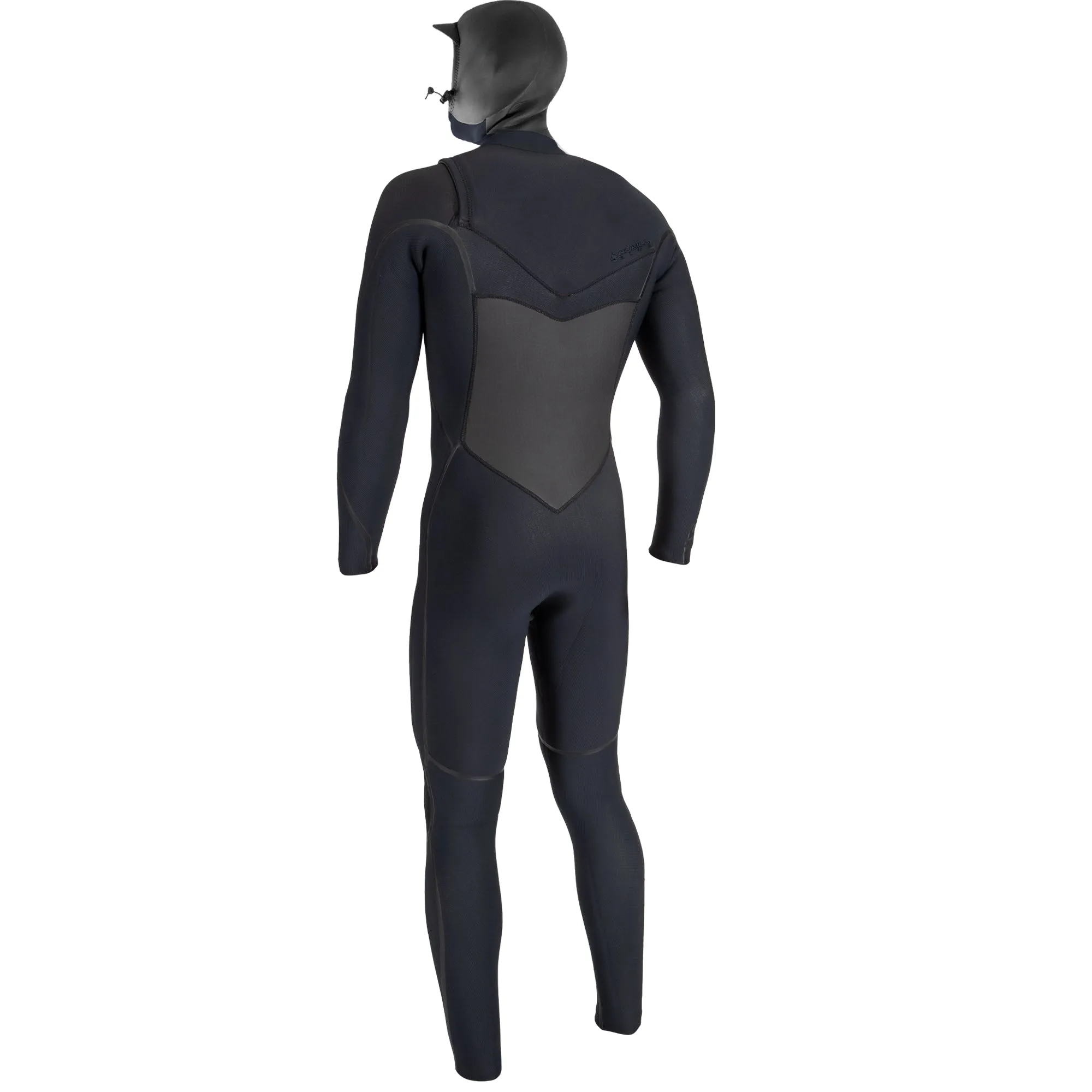 O'Neill Mens Psycho Tech 6/4 mm Chest Zip Hooded Wetsuit TB4