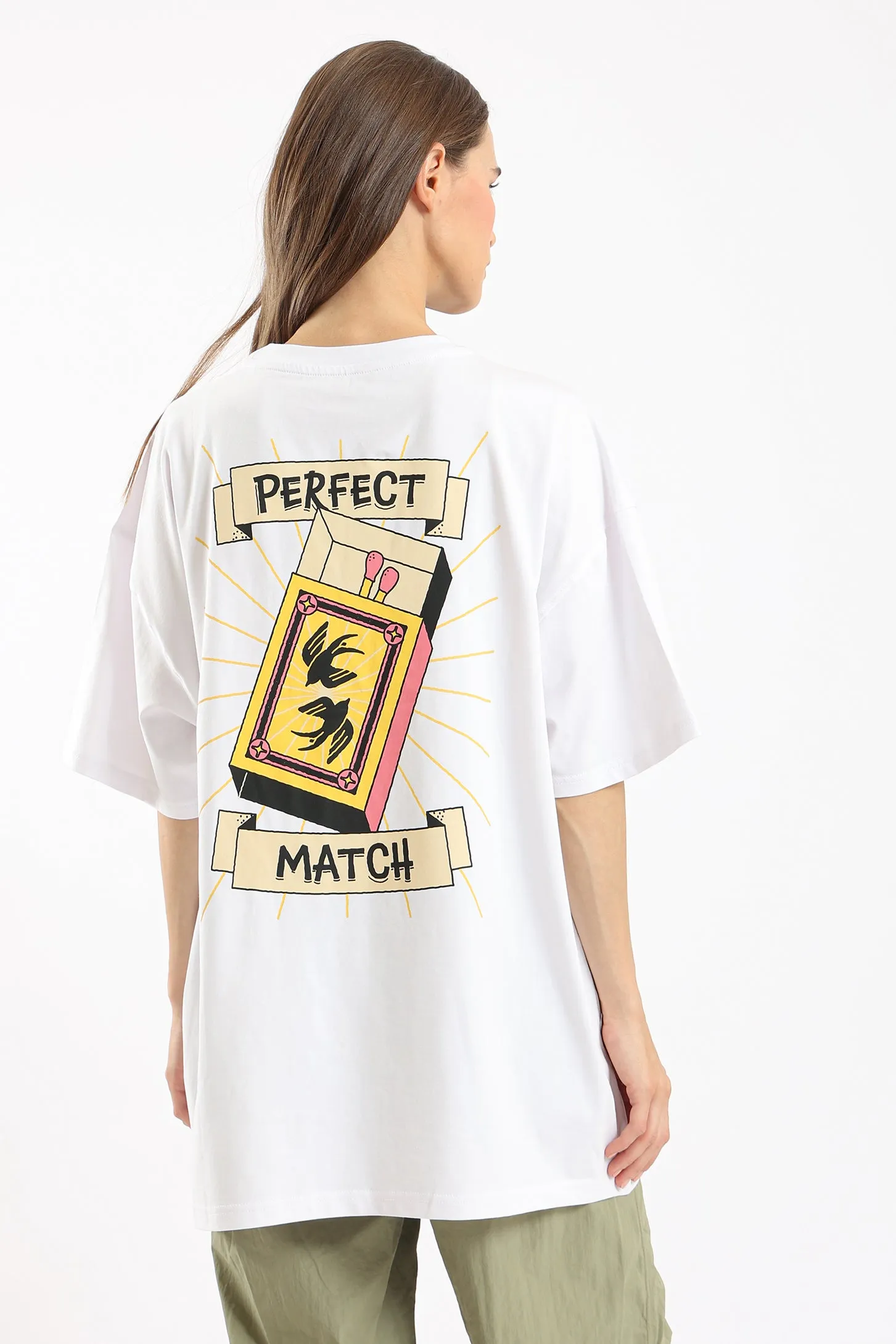 PERFECT MATCH OVERSIZED UNISEX TEE
