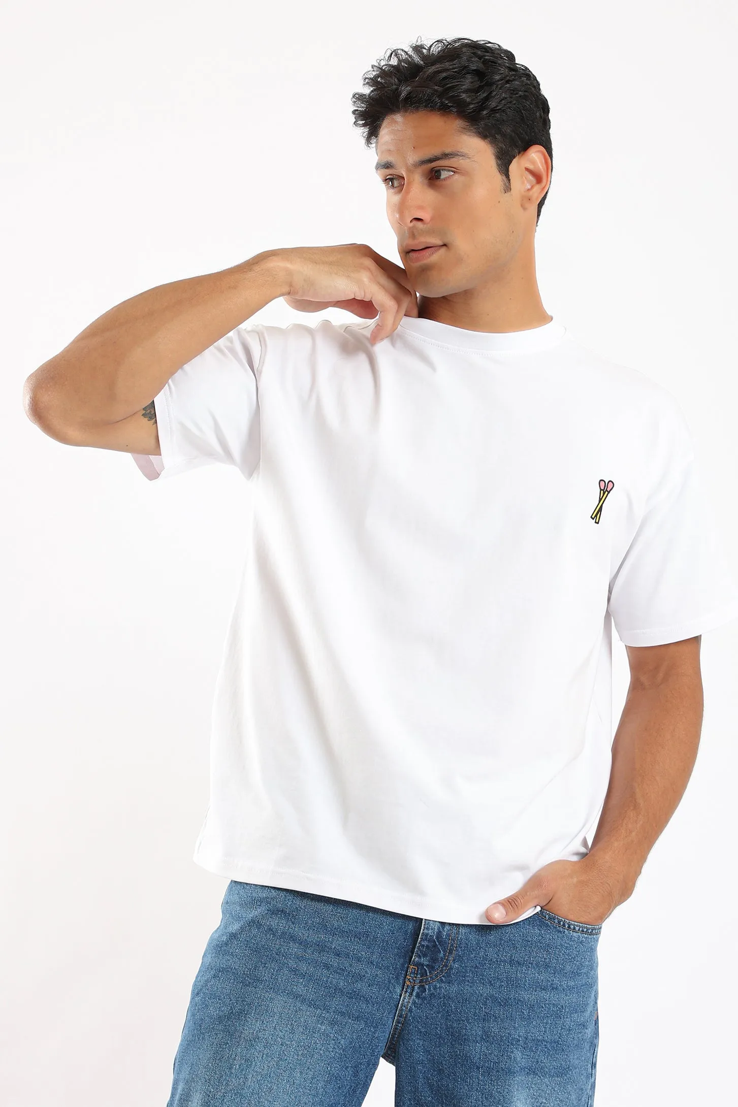PERFECT MATCH OVERSIZED UNISEX TEE
