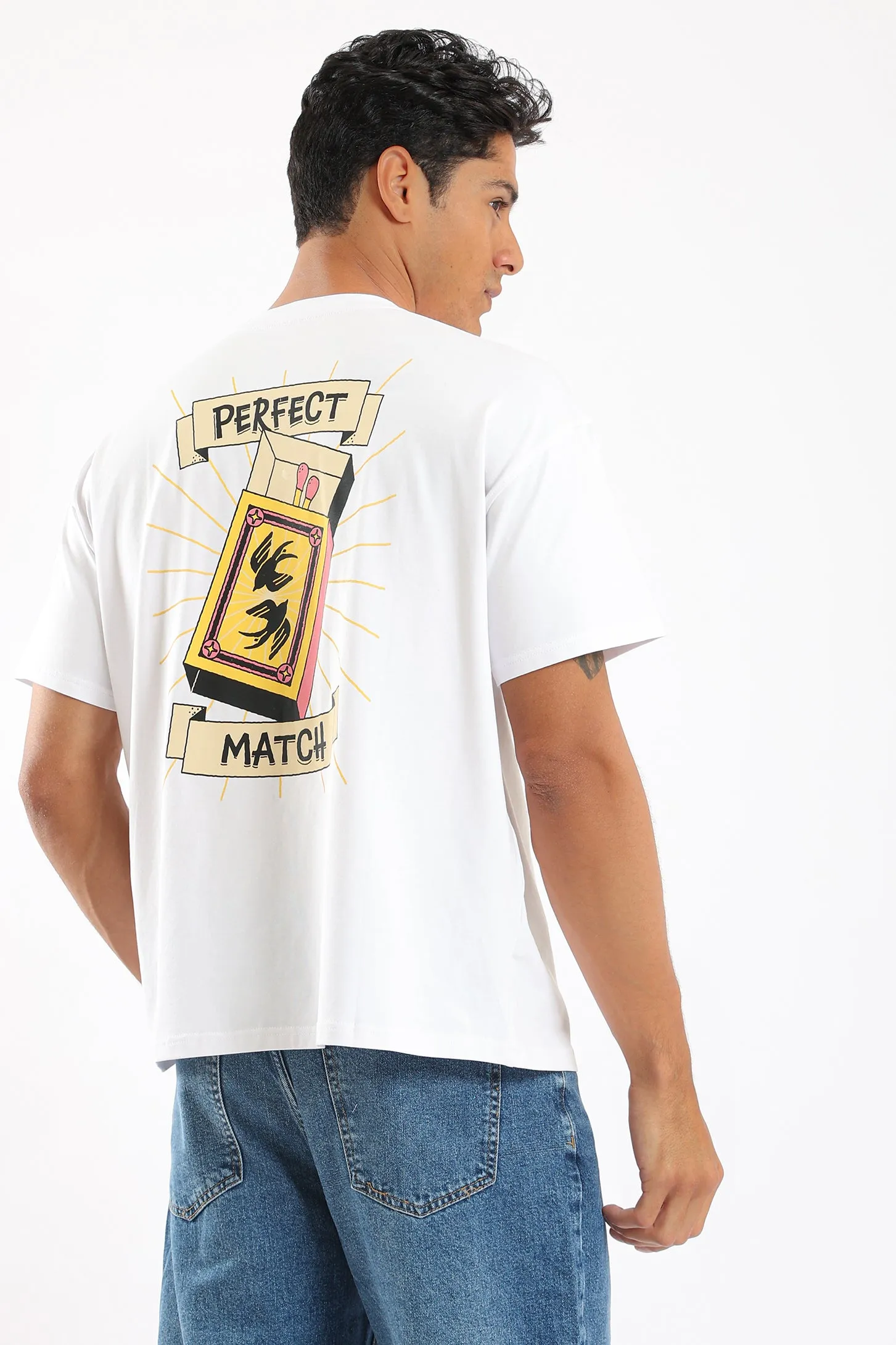 PERFECT MATCH OVERSIZED UNISEX TEE