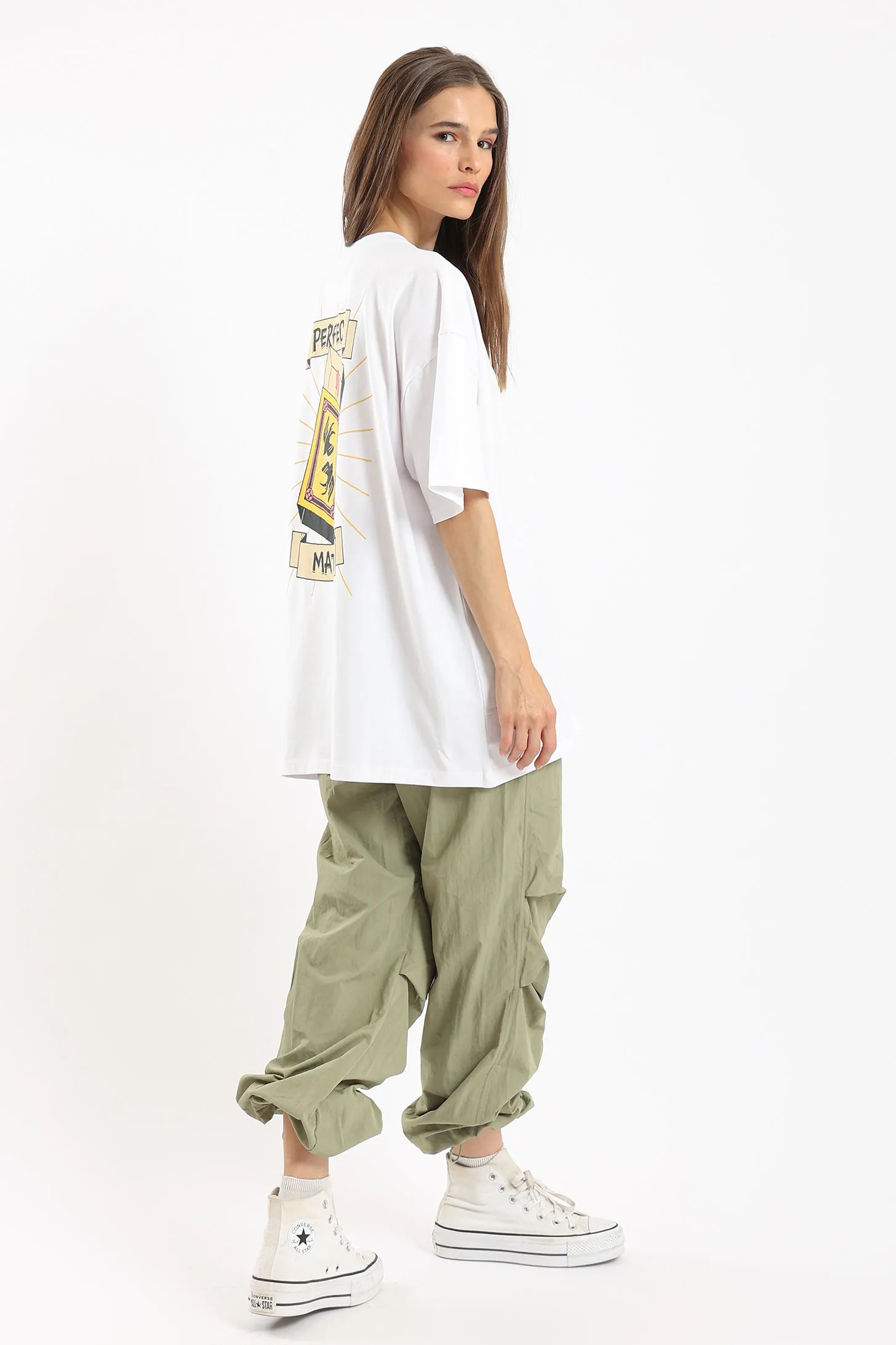 PERFECT MATCH OVERSIZED UNISEX TEE
