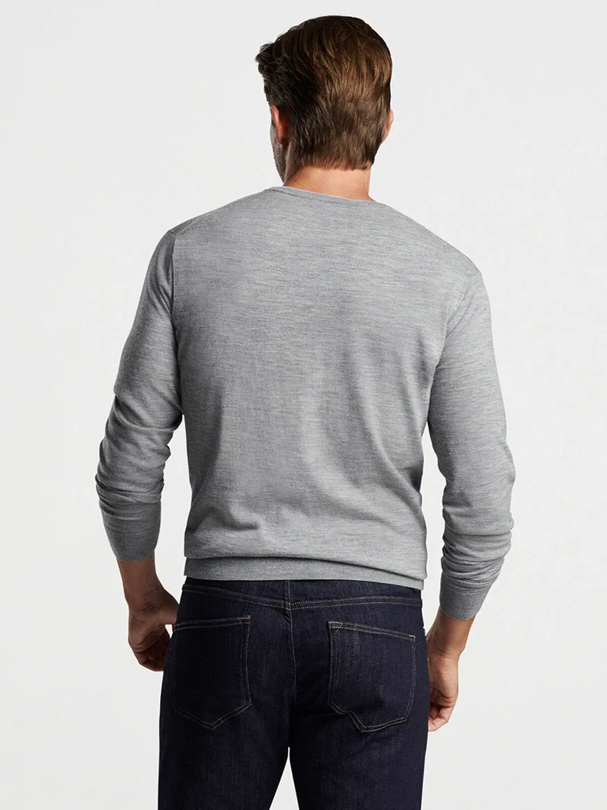 Peter Millar Excursionist Flex Crew in Gale Grey
