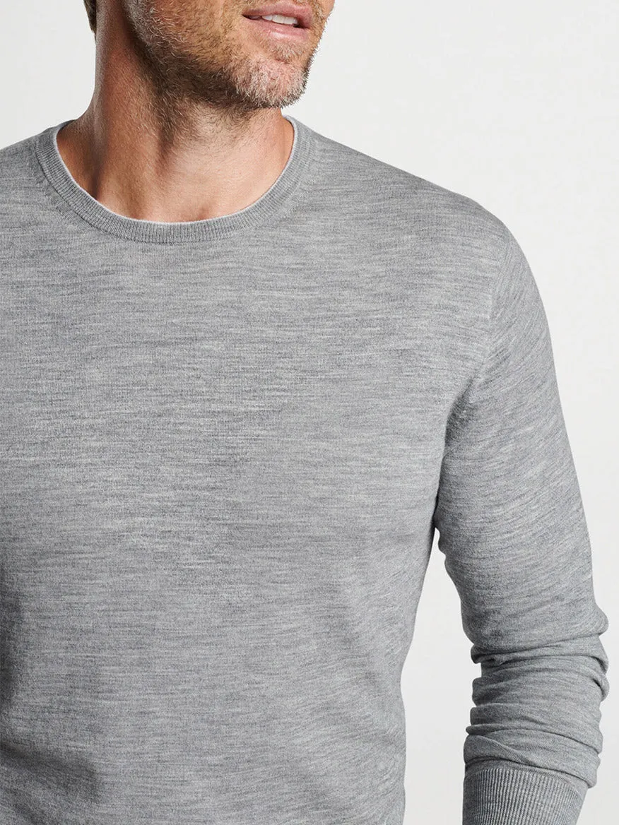 Peter Millar Excursionist Flex Crew in Gale Grey
