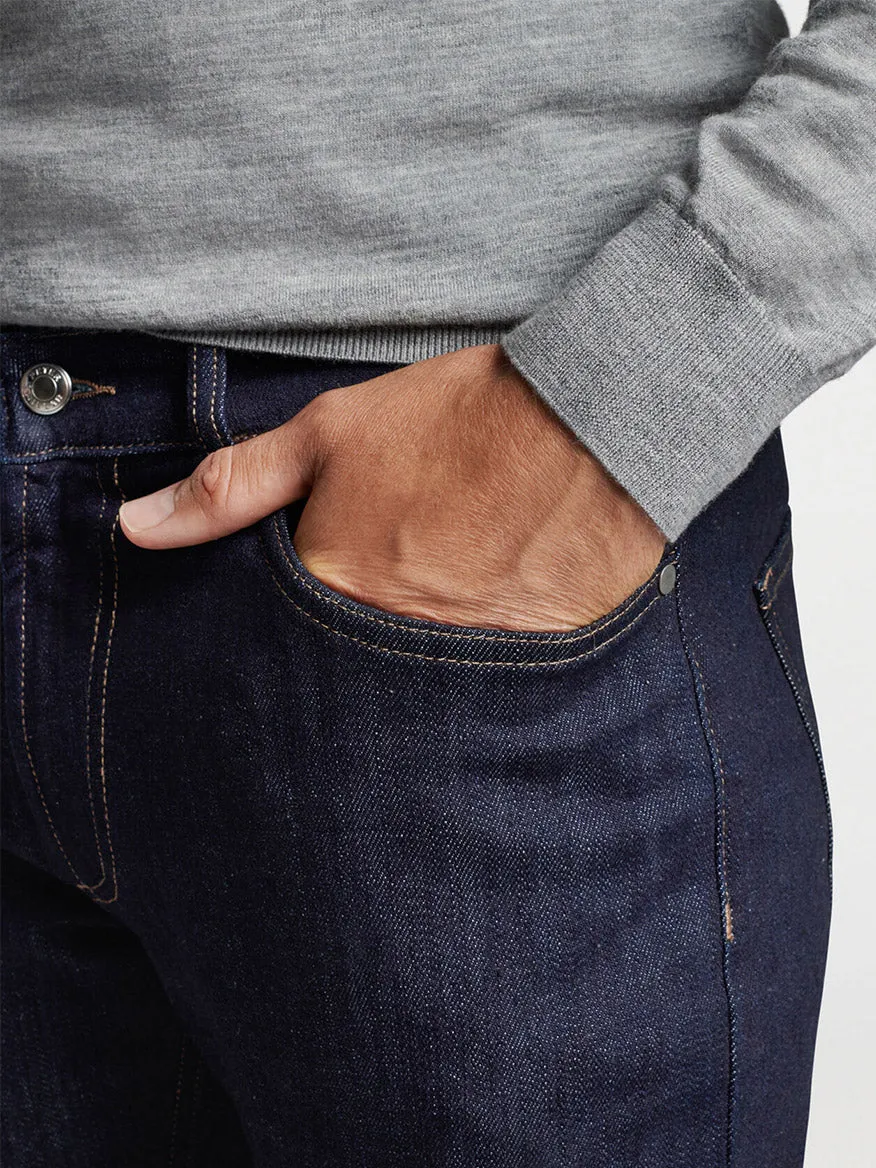 Peter Millar Excursionist Flex Crew in Gale Grey