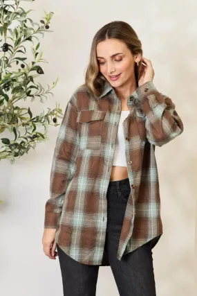 Plaid Shirt, Dropped Shoulder