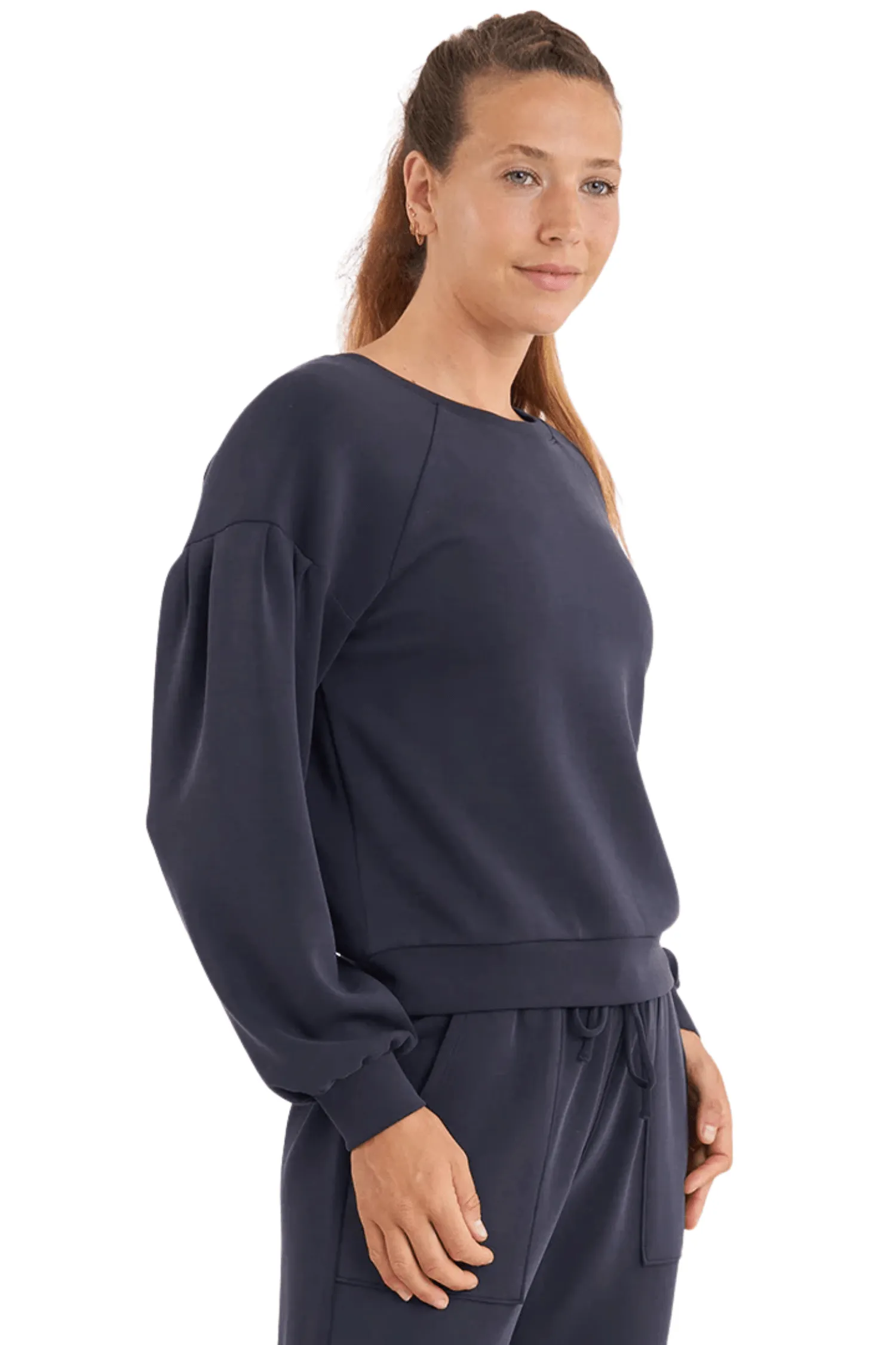 Pleated Pullover