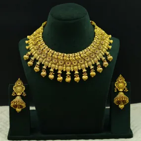 Round Neck Antique Necklace Set 12084-28