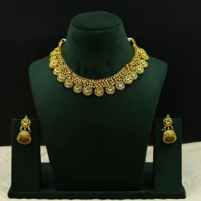 Round Neck Antique Necklace Set 12117-28