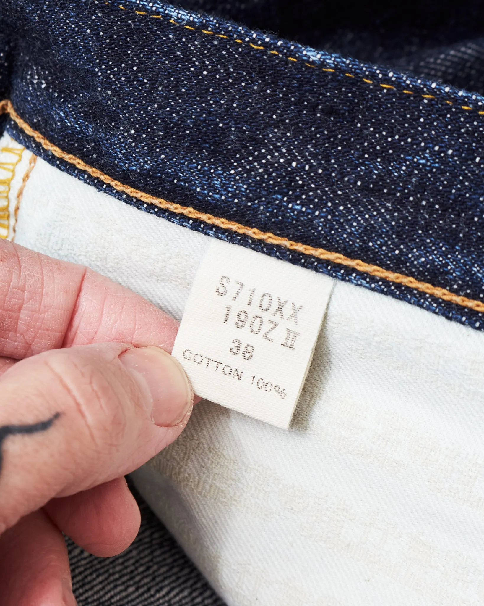 Second Hand Samurai Jeans S710 xx 19oz Size 38