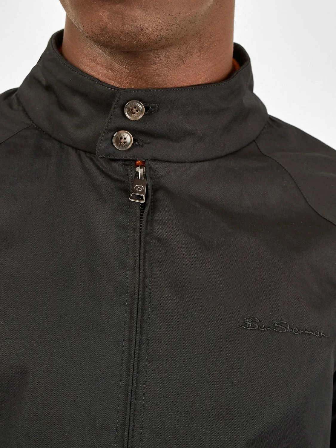 Signature Harrington Jacket - Black