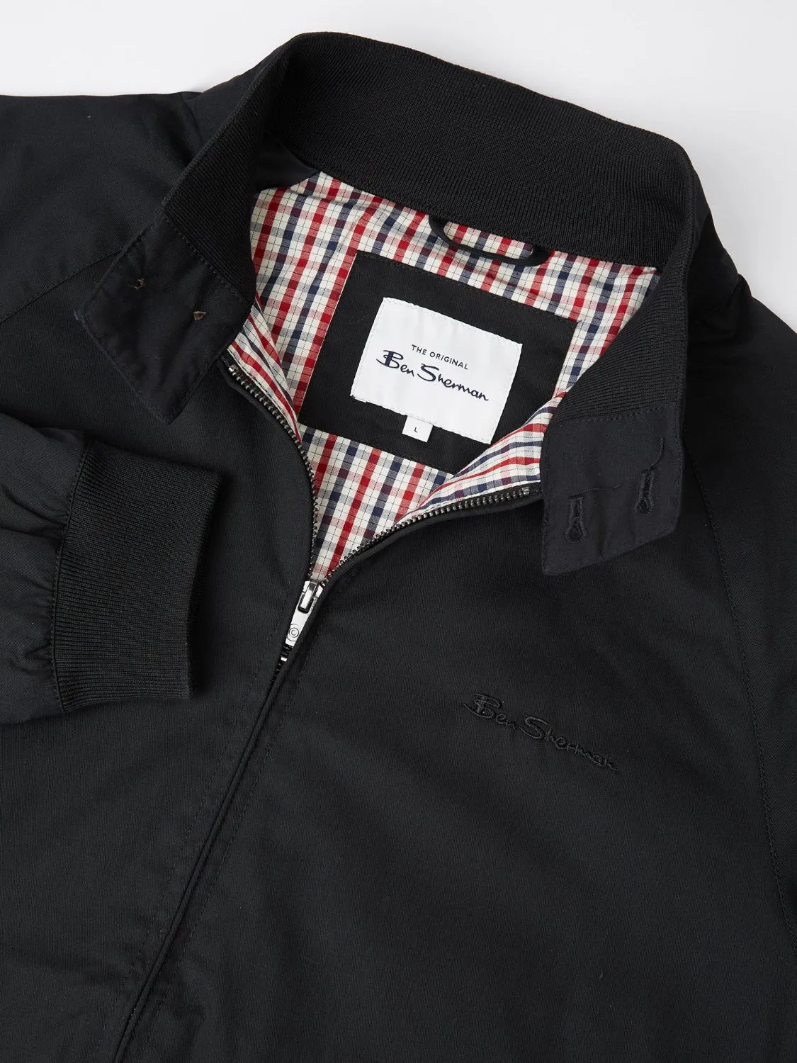 Signature Harrington Jacket - Black