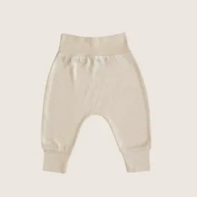 Stone Cream Organic Baby Casual Jogger