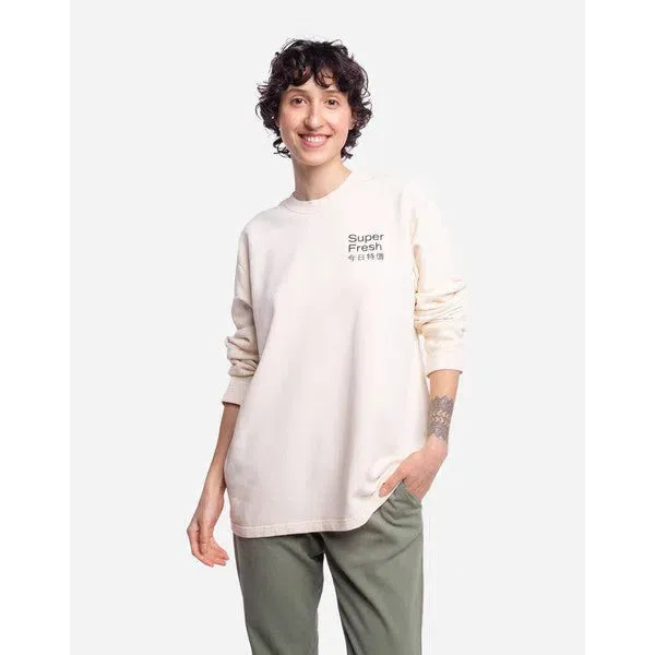 Super Fresh - Sommer Sweatshirt mit Backprint