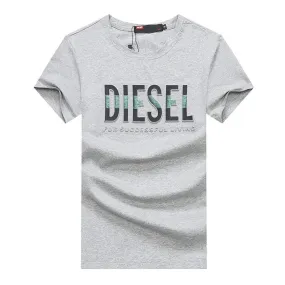 The Brave Organic Cotton Front Logo T shirt -Grey
