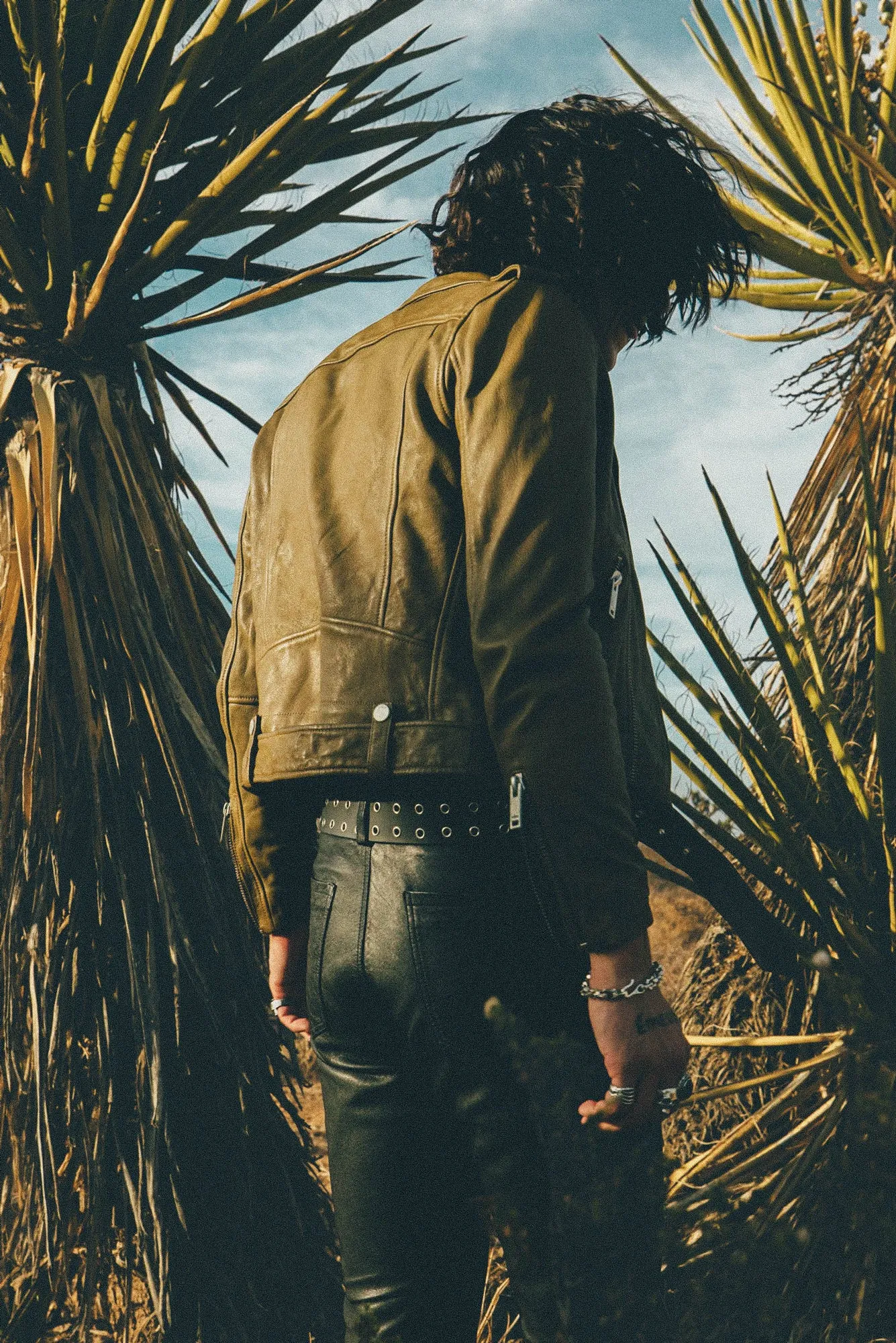 The Deuce Biker Jacket | Aged Khaki