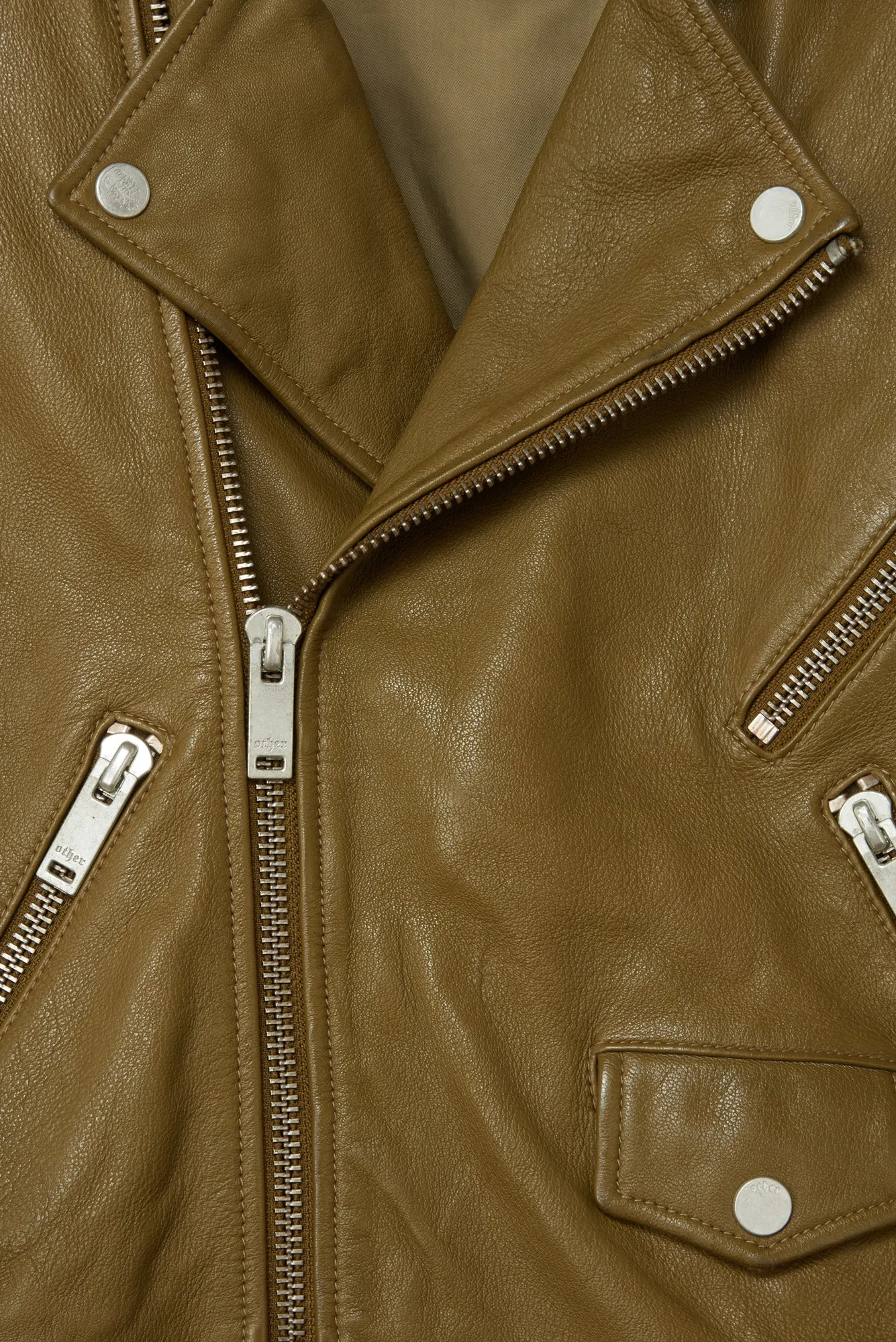 The Deuce Biker Jacket | Aged Khaki