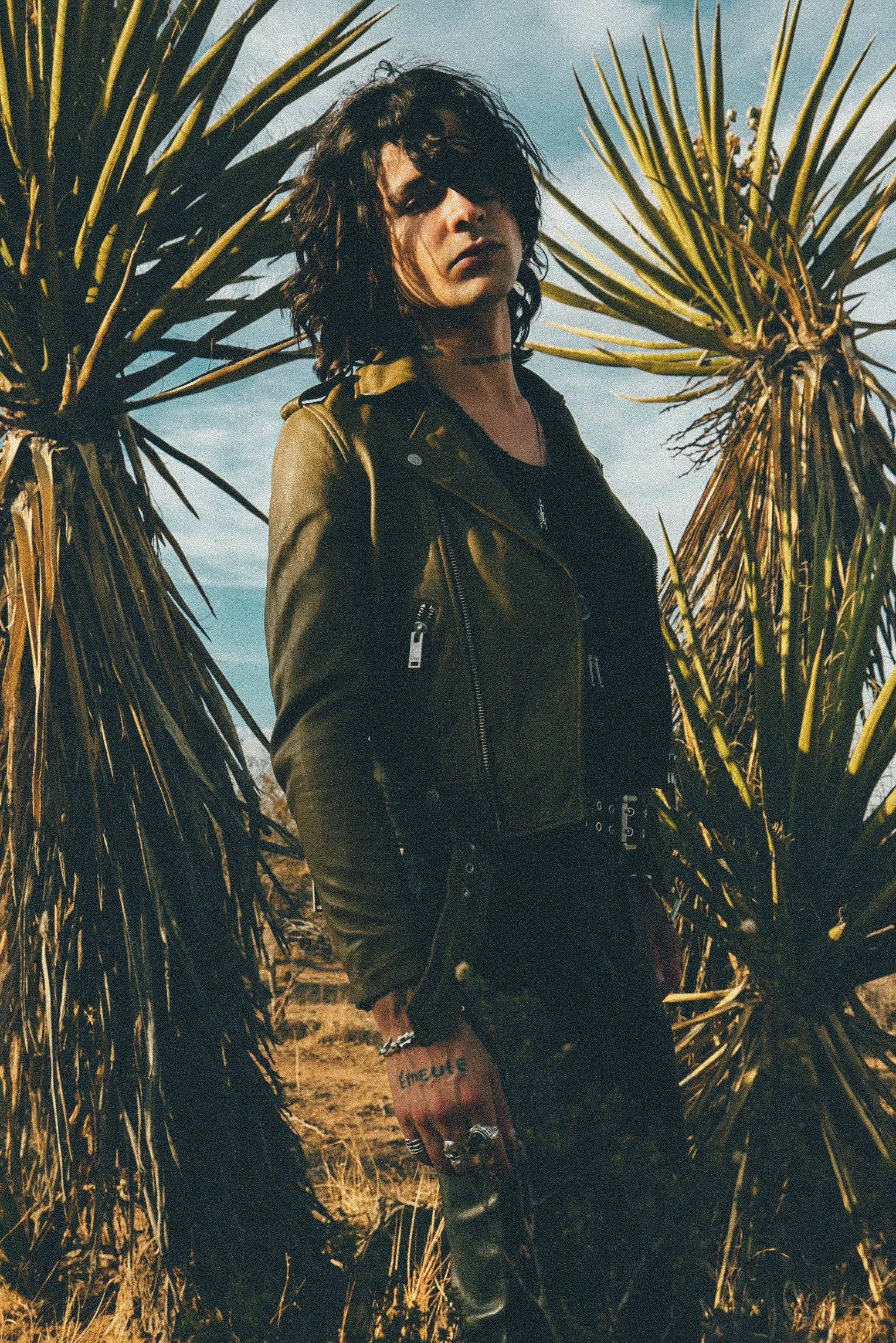 The Deuce Biker Jacket | Aged Khaki