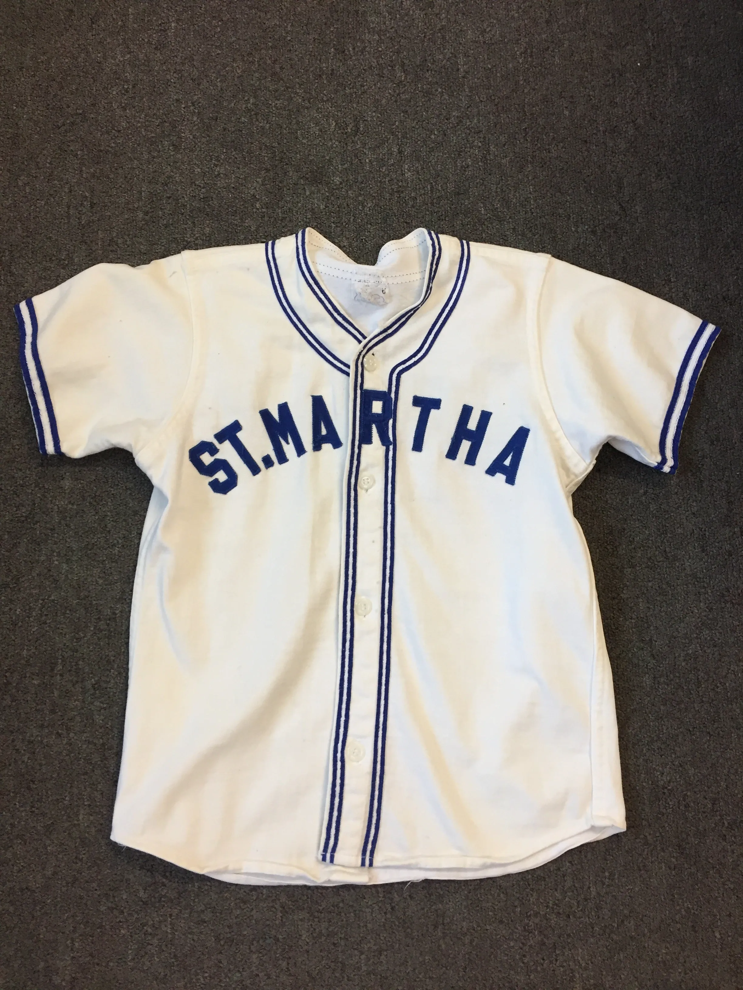 Vintage Vintage 1940's 50's St Martha Youth Baseball Uniform Dads Club School Church Sport