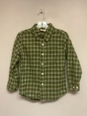 Wes & Willy Size 6 Green Plaid Cotton Boys Shirts & Polos